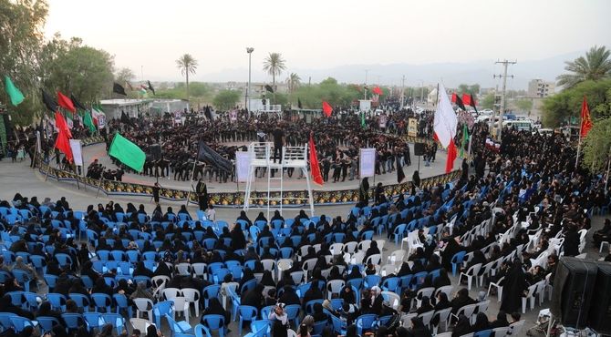 عزاداری سنتی مردم رودان در هفتمین روز از محرم‌‌‌‌الحرام