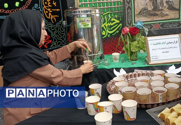 برپایی موکب دانش‌آموزان فراهانی در ایام فاطمیه