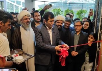 پارک آبی باران شهرستان کاشمر با حضور وزیر ورزش و جوانان کشور افتتاح شد 