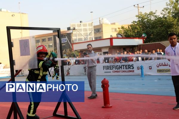 مسابقات عملیاتی ورزشی آتش‌نشانان در مشهد