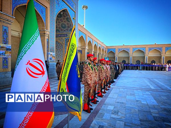 نمایش اقتدار بسیج با حضور مسئولین کشوری