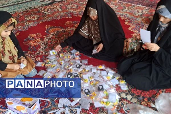 برپایی غرفه‌های اتحادیه انجمن‌های اسلامی در شهرستان فیروزکوه