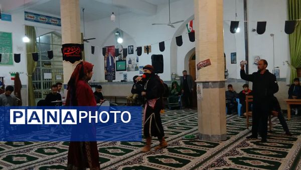 مراسم تعزیه خوانی شهادت حضرت عباس(ع) توسط ذاکرین دهستان شوراب صغیر
