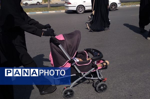 قدم‌های عاشقی از نافچ تا وردنجان به یاد کربلا