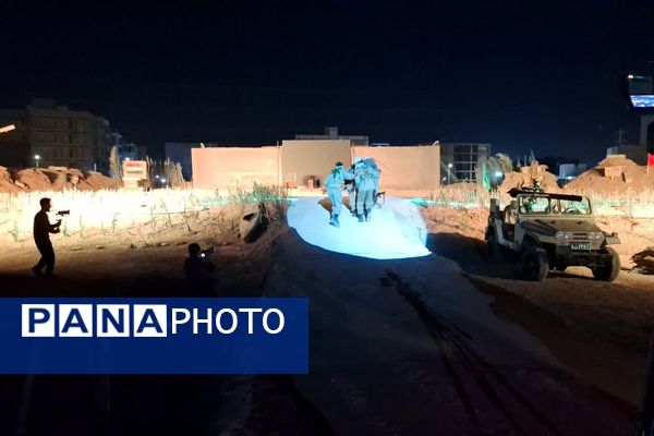 نمایش میدانی «پایداری در آتش» در شیراز