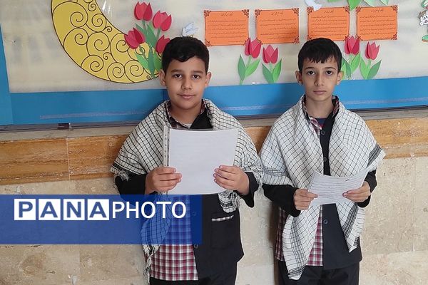 اجرای طرح «لاله‌های روشن» در دبستان شهید نوروزعلی حسینی