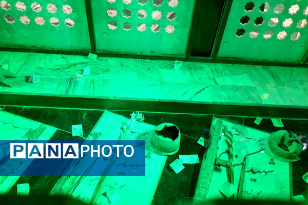 قدمگذاشتن دانشآموزان رباطکریم بر خاک مقدس شلمچه