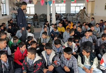 مراسم سوگواری شهادت حضرت زهرا(س) در آموزشگاه شیخ فضل‌الله نوری شهر سفیددشت 