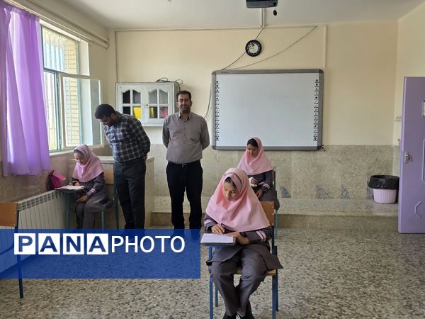 ششمی‌های دبستان کوثر حیدری در تکاپو امتحانات