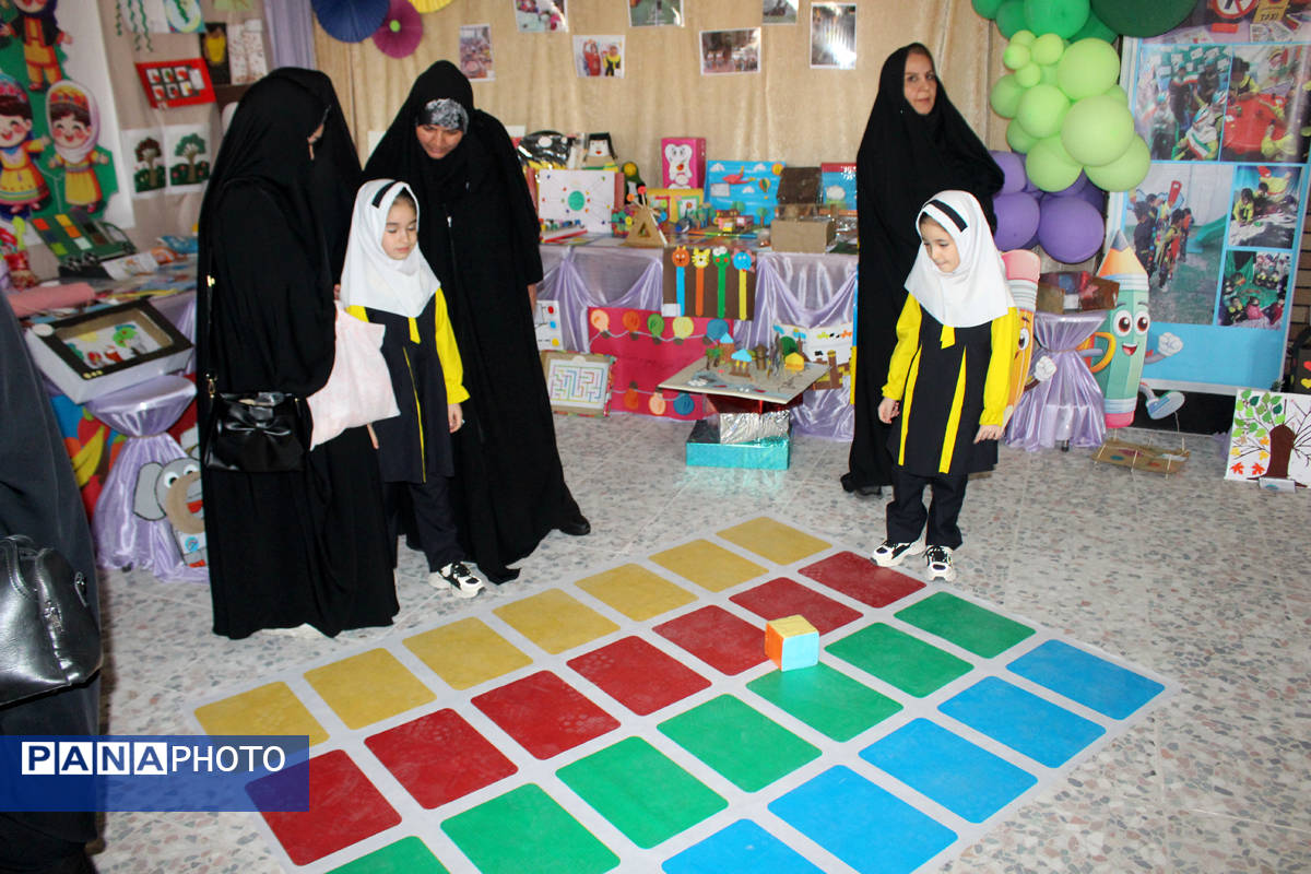 نمایشگاه طرح جابر در مدرسه باباییان ناحیه یک قم