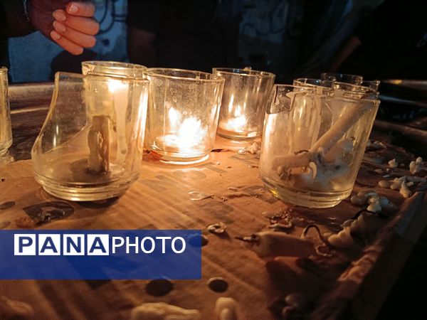 برگزاری مراسم شام غریبان در دهستان رزق آباد