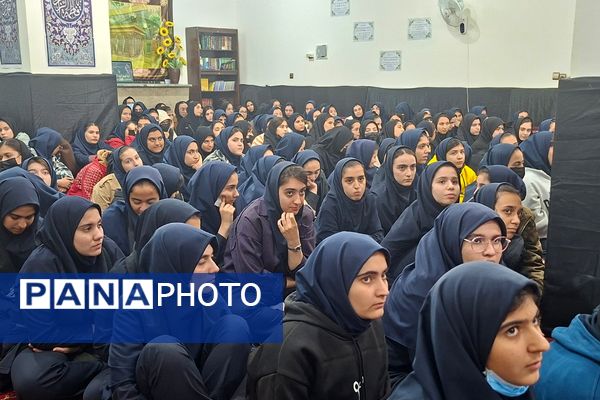 مدرسه نمونه‌دولتی ارشاد شهرستان قرچک در سوگ یاس نبی