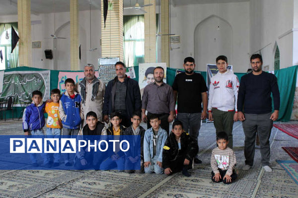 جلوه‌هایی از حلقه‌های صالحین نوجوانان بسیجی در شهر جعفریه