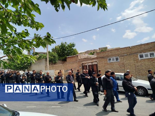 هیات عزاداری شهرستان هوراند در روز تاسوعا