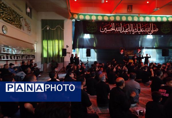 مراسم عاشورای حسینی در مسجد شهدای گمنام نیشابور 