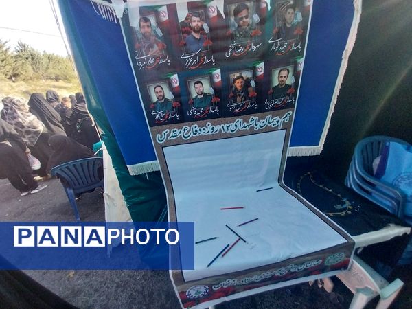 خدمت‌رسانی پیشتازان و خبرنگاران دانش‌آموزی در موکب عشاق‌الحسین گاوازنگ