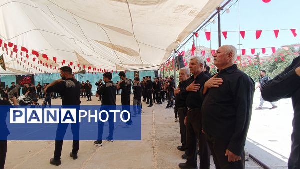 مراسم تاسوعای حسینی در آستانه سید سلطان فقیه‌الدین