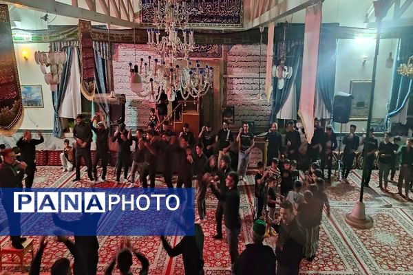 مراسم عزاداری شب ششم محرم در شهر بار نیشابور 