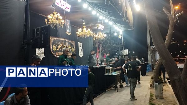 برپایی موکب ساقی عطشان بمناسبت شب قدر در خلیل آباد