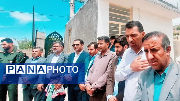 ورود پرچم متبرک حرم رضوی به شهرستان مارگون