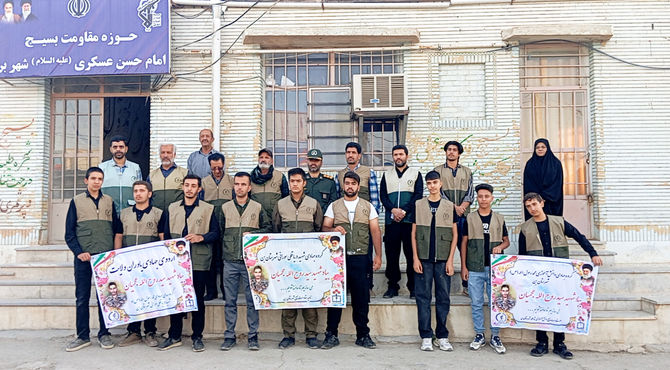 جهادگران شهرستان بن، عازم منطقه خانمیرزا شدند