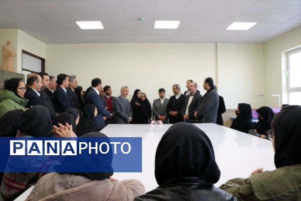 افتتاح هنرستان دخترانه ۱۲ کلاسه در  طرق 