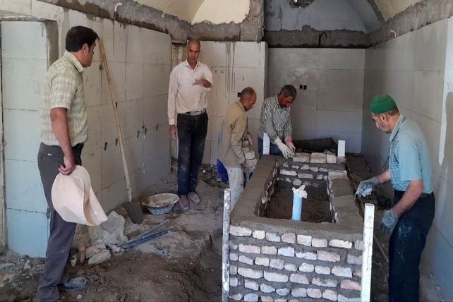 بهسازی غسالخانه شهر بار نیشابور 