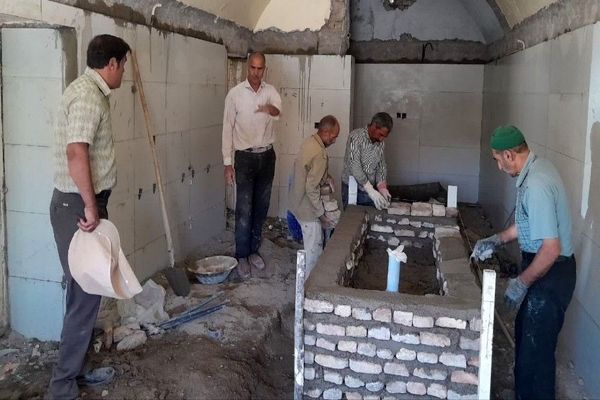 بهسازی غسالخانه شهر بار نیشابور 