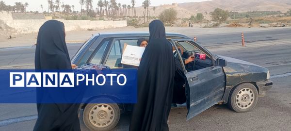 موکب شهید مجتبی شریفی در راه خدمت به جا ماندگان اربعین