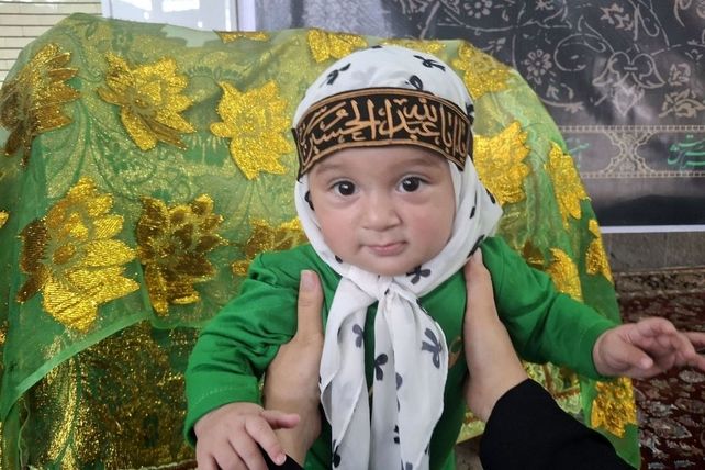 همایش شیر خوارگان حسینی در جم