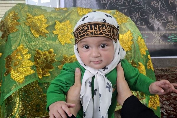 همایش شیر خوارگان حسینی در جم