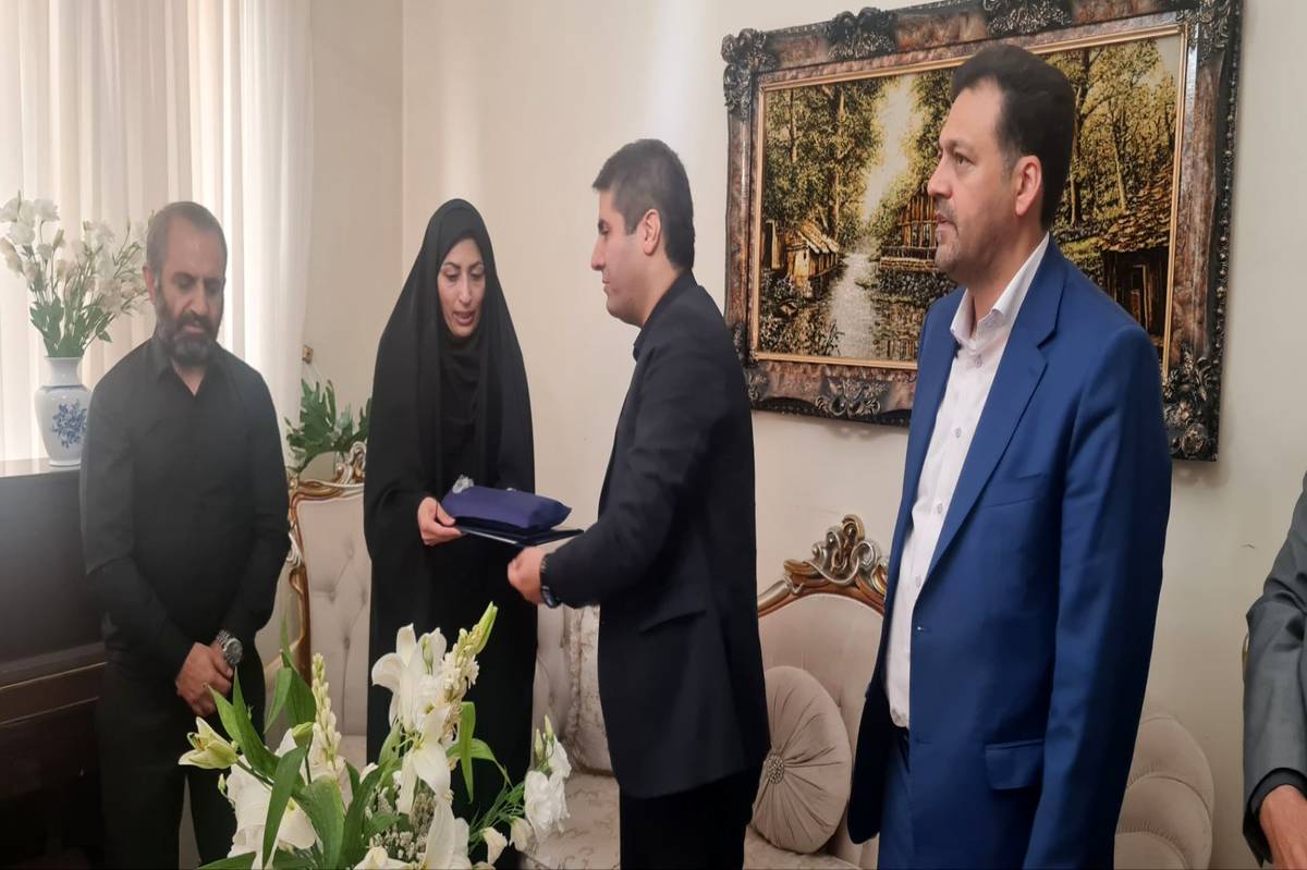 دیدار مدیرکل آموزش و پرورش شهر تهران با خانواده دانشآموز شهید متین صفائیان