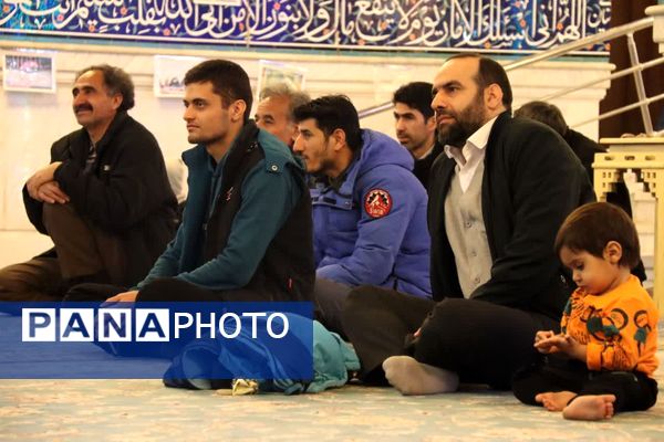 جشن میلاد امام حسین (ع) در امامزاده سید عباس بن موسی در بجنورد