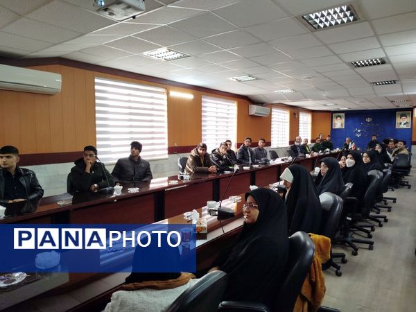 جلسه تودیع و معارفه فرمانده بسیج دانش‌آموزی شهرستان کاشمر 