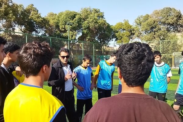 روز اول از مسابقات فوتبال المپیاد ورزشی دبیرستان شاهد ابوذر غفاری نیشابور 