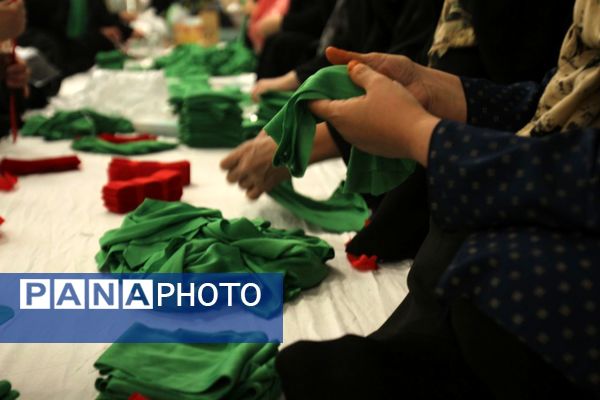 بسته‌بندی لباس همایش شیرخوارگان حسینی زنجان
