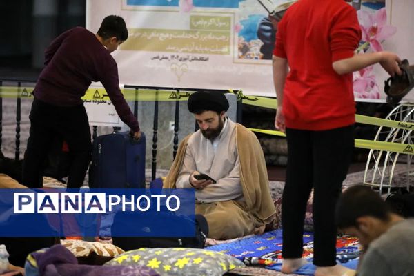 مراسم اعتکاف دانش آموزی در مسجد اعظم و مصلای قدس قم