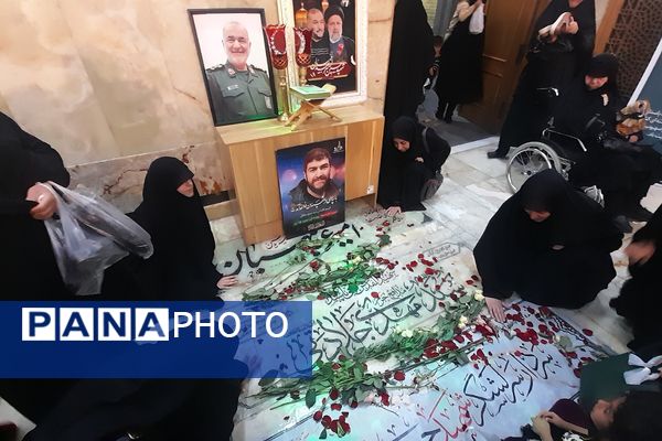در آغوش زمین، شهیدانی آرمیده‌اند که با جوهر خون، سند حق و حقیقت را امضا نمودند 