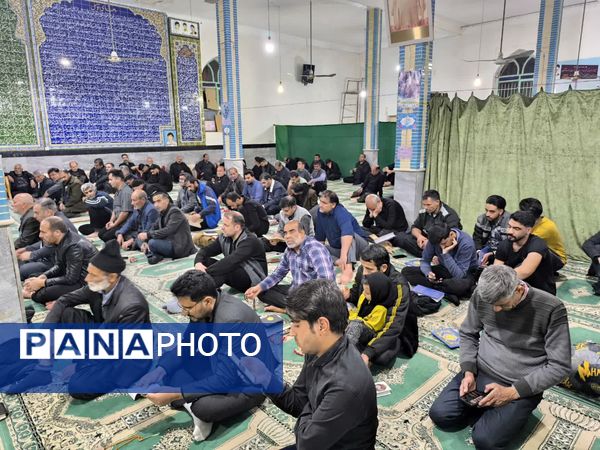 مراسم احیا شب بیست و یکم ماه مبارک رمضان در مسجد امام خمینی(ره) حسن آباد جرقویه