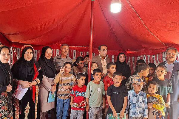 برگزاری اردوی کتابخوانی و رویداد خدمات‌رسانی در روستای سراب‌بیز باشت