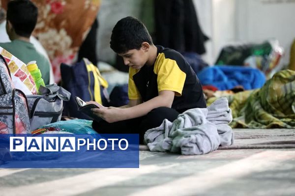 مراسم اعتکاف دانش آموزی در مسجد اعظم و مصلای قدس قم