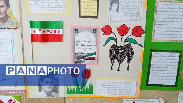 برگزاری طرح لاله های روشن به یاد شهید سید حمید رضا سیاهپوش در آموزشگاه دخترانه  فرزانگان ملارد 
