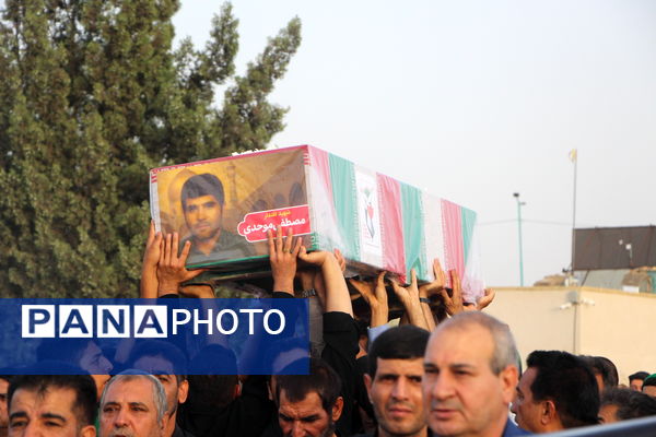 وداع یزد با شهید مدافع وطن