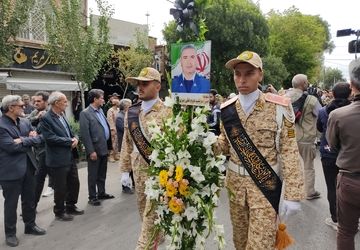 تشییع پیکر پاک شهید مدافع وطن دراردبیل 