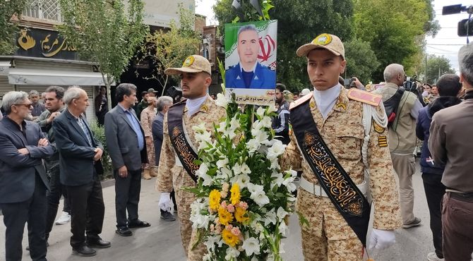 تشییع پیکر پاک شهید مدافع وطن دراردبیل 
