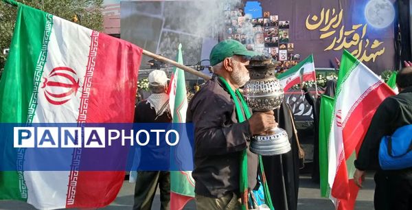 برافراشتن پرچم غیرت با بدرقه شهدای اقتدار