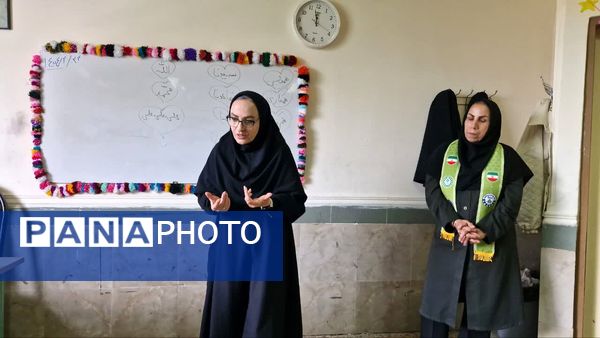 بازدید مدیر و ارزیاب سازمان دانش‌آموزی محمودآباد از دبستان تشکیلاتی عصمت