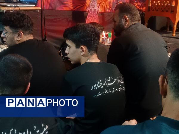 شب هشتم محرم در هیئت الزهرای نیشابور 