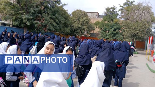 بازگشایی دبیرستان میثاق منطقه تبادکان