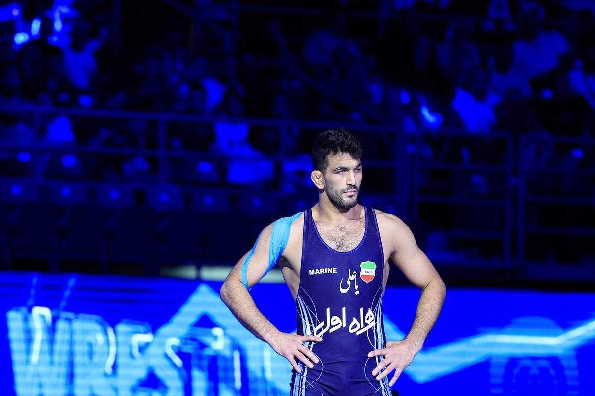 شروع تمرینات ستاره جهانی کشتی با لباس استقلا‌ل‌